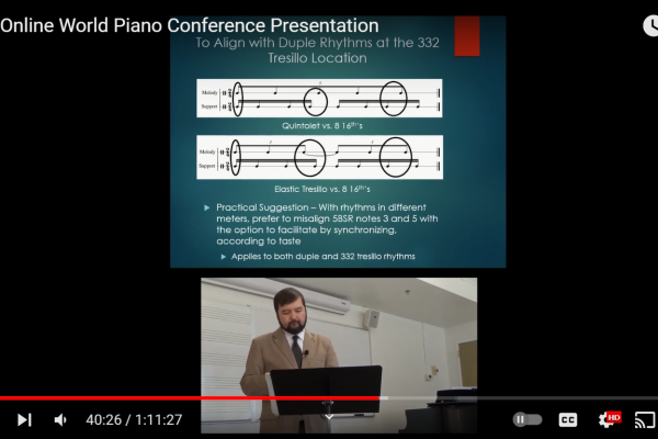 Presentation for the World Piano Conference